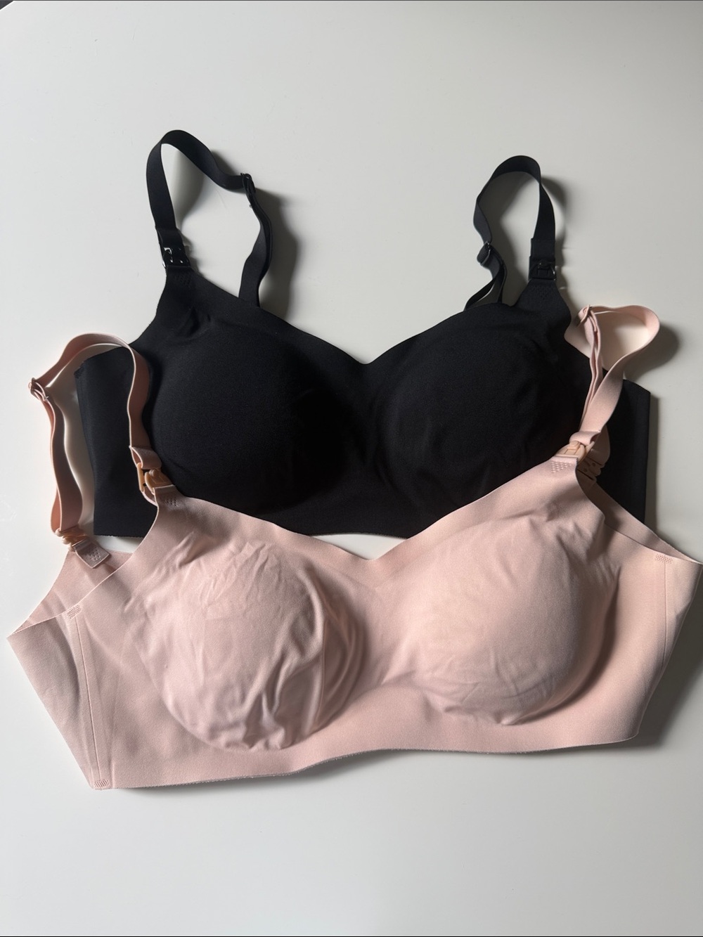 Kindred Bravely Soft Nursing Bra Set in Black and Nude